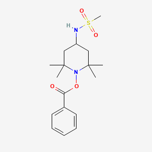 [4-(methanesulfonamido)-2,2,6,6-tetramethylpiperidin-1-yl] benzoate