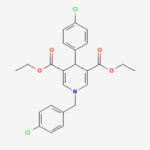 Diethyl 1-(4-chlorobenzyl)-4-(4-chlorophenyl)-1,4-dihydropyridine-3,5-dicarboxylate