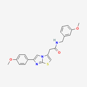 N-(3-methoxybenzyl)-2-(6-(4-methoxyphenyl)imidazo[2,1-b]thiazol-3-yl)acetamide