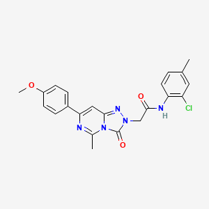 N-(2-chloro-4-methylphenyl)-2-[7-(4-methoxyphenyl)-5-methyl-3-oxo[1,2,4]triazolo[4,3-c]pyrimidin-2(3H)-yl]acetamide