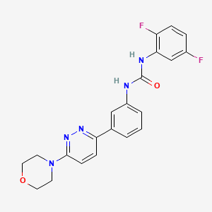 1-(2,5-Difluorophenyl)-3-(3-(6-morpholinopyridazin-3-yl)phenyl)urea