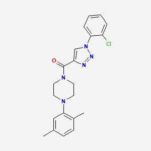 [1-(2-chlorophenyl)-1H-1,2,3-triazol-4-yl][4-(2,5-dimethylphenyl)piperazin-1-yl]methanone