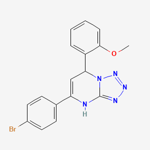 5-(4-Bromophenyl)-7-(2-methoxyphenyl)-4,7-dihydrotetrazolo[1,5-a]pyrimidine