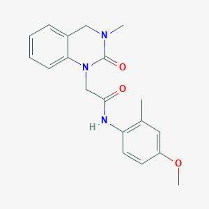 N-(4-methoxy-2-methylphenyl)-2-(3-methyl-2-oxo-3,4-dihydro-1(2H)-quinazolinyl)acetamide