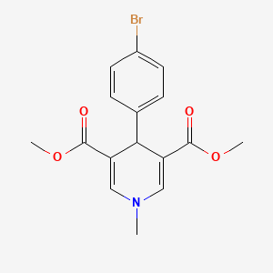 Dimethyl 4-(4-bromophenyl)-1-methyl-1,4-dihydropyridine-3,5-dicarboxylate