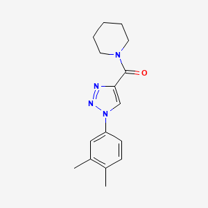 [1-(3,4-dimethylphenyl)-1H-1,2,3-triazol-4-yl](piperidin-1-yl)methanone