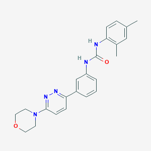 1-(2,4-Dimethylphenyl)-3-(3-(6-morpholinopyridazin-3-yl)phenyl)urea