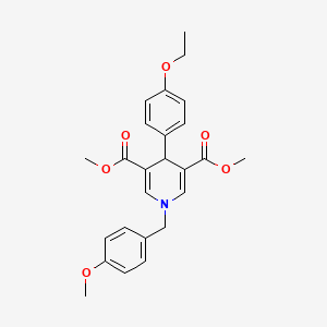 Dimethyl 4-(4-ethoxyphenyl)-1-(4-methoxybenzyl)-1,4-dihydropyridine-3,5-dicarboxylate