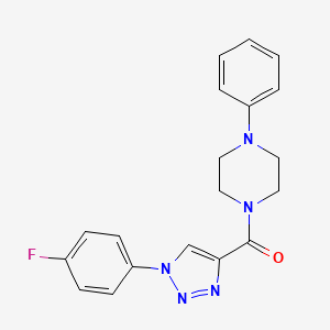 [1-(4-fluorophenyl)-1H-1,2,3-triazol-4-yl](4-phenylpiperazin-1-yl)methanone