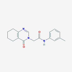 2-(4-oxo-5,6,7,8-tetrahydroquinazolin-3(4H)-yl)-N-(m-tolyl)acetamide