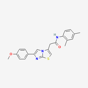 N-(2,4-dimethylphenyl)-2-(6-(4-methoxyphenyl)imidazo[2,1-b]thiazol-3-yl)acetamide