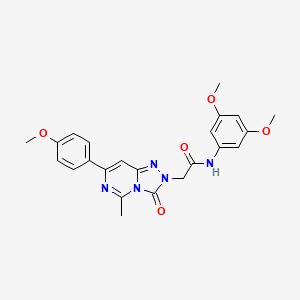 N-(3,5-dimethoxyphenyl)-2-[7-(4-methoxyphenyl)-5-methyl-3-oxo[1,2,4]triazolo[4,3-c]pyrimidin-2(3H)-yl]acetamide