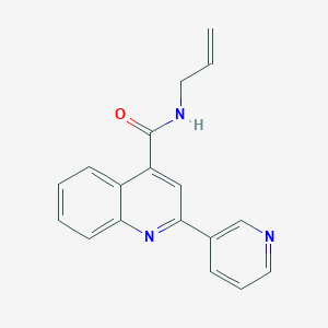 N-(prop-2-en-1-yl)-2-(pyridin-3-yl)quinoline-4-carboxamide