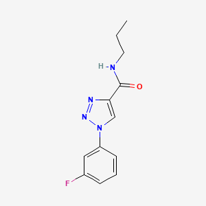 1-(3-fluorophenyl)-N-propyl-1H-1,2,3-triazole-4-carboxamide