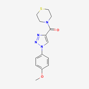 [1-(4-methoxyphenyl)-1H-1,2,3-triazol-4-yl](thiomorpholin-4-yl)methanone