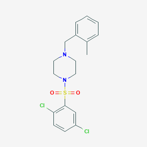 1-[(2,5-Dichlorophenyl)sulfonyl]-4-(2-methylbenzyl)piperazine