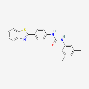 1-(4-(Benzo[d]thiazol-2-yl)phenyl)-3-(3,5-dimethylphenyl)urea