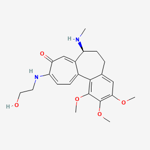 (7S)-10-[(2-hydroxyethyl)amino]-1,2,3-trimethoxy-7-(methylamino)-6,7-dihydrobenzo[a]heptalen-9(5H)-one