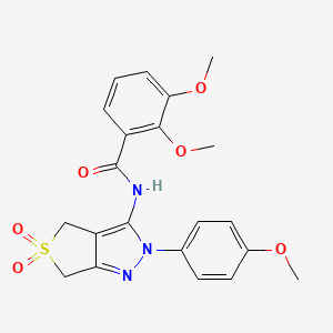 2,3-dimethoxy-N-(2-(4-methoxyphenyl)-5,5-dioxido-4,6-dihydro-2H-thieno[3,4-c]pyrazol-3-yl)benzamide