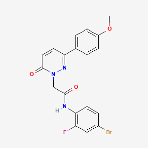 N-(4-bromo-2-fluorophenyl)-2-(3-(4-methoxyphenyl)-6-oxopyridazin-1(6H)-yl)acetamide