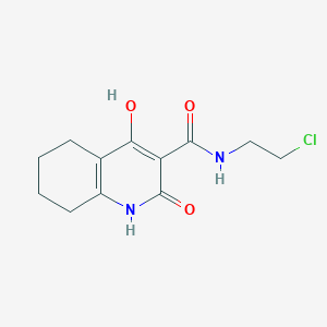 N-(2-chloroethyl)-4-hydroxy-2-oxo-1,2,5,6,7,8-hexahydroquinoline-3-carboxamide