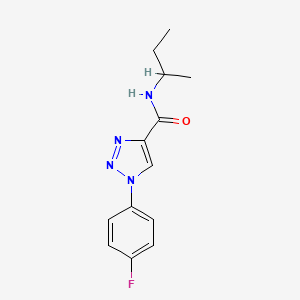 N-(butan-2-yl)-1-(4-fluorophenyl)-1H-1,2,3-triazole-4-carboxamide