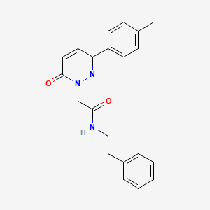 2-(6-oxo-3-(p-tolyl)pyridazin-1(6H)-yl)-N-phenethylacetamide