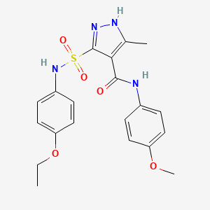 5-(N-(4-ethoxyphenyl)sulfamoyl)-N-(4-methoxyphenyl)-3-methyl-1H-pyrazole-4-carboxamide