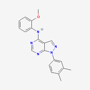 1-(3,4-dimethylphenyl)-N-(2-methoxyphenyl)-1H-pyrazolo[3,4-d]pyrimidin-4-amine