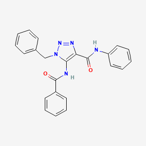 1-benzyl-N-phenyl-5-[(phenylcarbonyl)amino]-1H-1,2,3-triazole-4-carboxamide