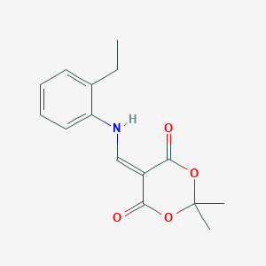 5-{[(2-Ethylphenyl)amino]methylidene}-2,2-dimethyl-1,3-dioxane-4,6-dione