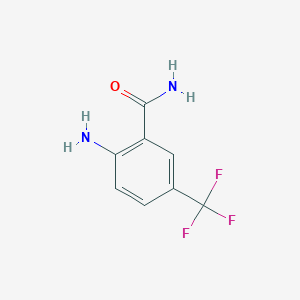 molecular formula C8H7F3N2O B112046 2-氨基-5-(三氟甲基)苯甲酰胺 CAS No. 16499-54-0