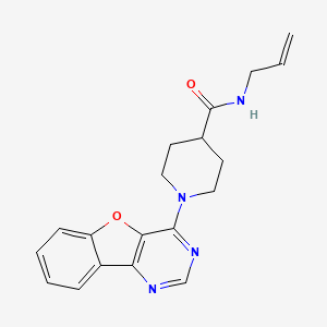 1-([1]benzofuro[3,2-d]pyrimidin-4-yl)-N-(prop-2-en-1-yl)piperidine-4-carboxamide