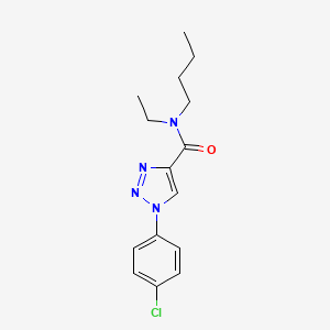 N-butyl-1-(4-chlorophenyl)-N-ethyl-1H-1,2,3-triazole-4-carboxamide