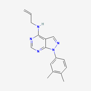 1-(3,4-dimethylphenyl)-N-(prop-2-en-1-yl)-1H-pyrazolo[3,4-d]pyrimidin-4-amine