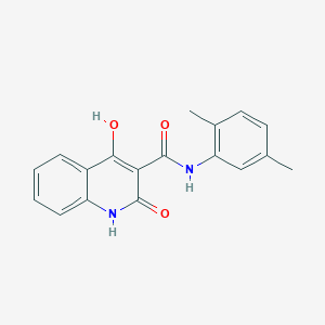 N-(2,5-dimethylphenyl)-4-hydroxy-2-oxo-1,2-dihydro-3-quinolinecarboxamide