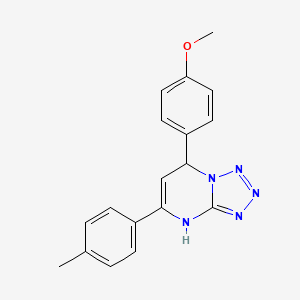 7-(4-Methoxyphenyl)-5-(4-methylphenyl)-4,7-dihydrotetrazolo[1,5-a]pyrimidine