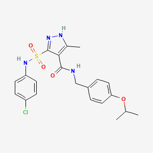 N-(4-chloro-2-methylphenyl)-2-(2-thienyl)-1,3-thiazole-4-carboxamide