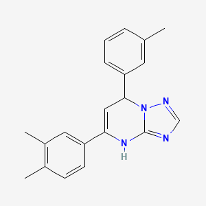 5-(3,4-Dimethylphenyl)-7-(3-methylphenyl)-4,7-dihydro[1,2,4]triazolo[1,5-a]pyrimidine