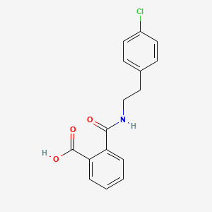 molecular formula C16H14ClNO3 B11205158 2-[2-(4-chlorophenyl)ethylcarbamoyl]benzoic Acid CAS No. 646509-08-2