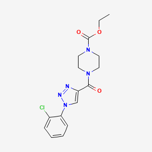 ethyl 4-{[1-(2-chlorophenyl)-1H-1,2,3-triazol-4-yl]carbonyl}piperazine-1-carboxylate