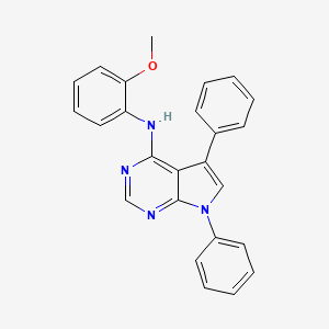 N-(2-methoxyphenyl)-5,7-diphenyl-7H-pyrrolo[2,3-d]pyrimidin-4-amine