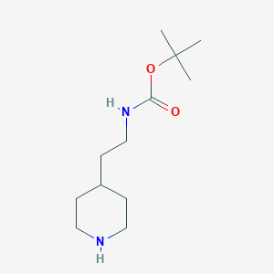 molecular formula C12H24N2O2 B112052 4-(2-Boc-氨基乙基)哌啶 CAS No. 165528-81-4