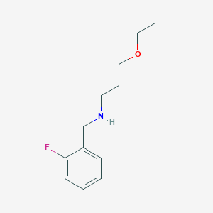 (3-Ethoxypropyl)[(2-fluorophenyl)methyl]amine