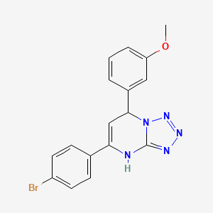 5-(4-Bromophenyl)-7-(3-methoxyphenyl)-4,7-dihydrotetrazolo[1,5-a]pyrimidine