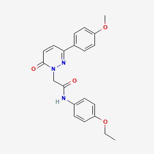 N-(4-ethoxyphenyl)-2-(3-(4-methoxyphenyl)-6-oxopyridazin-1(6H)-yl)acetamide