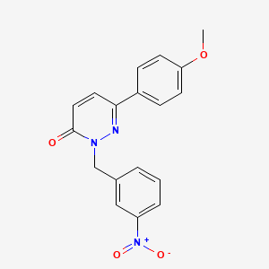 6-(4-methoxyphenyl)-2-(3-nitrobenzyl)pyridazin-3(2H)-one