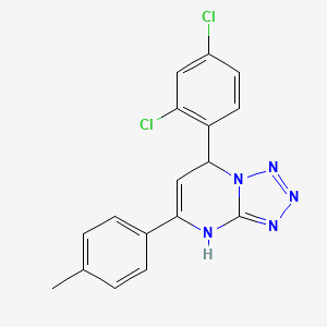 7-(2,4-Dichlorophenyl)-5-(4-methylphenyl)-4,7-dihydrotetrazolo[1,5-a]pyrimidine