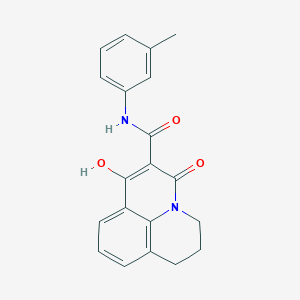 7-Hydroxy-N-(3-methylphenyl)-5-oxo-2,3-dihydro-1H,5H-pyrido[3,2,1-IJ]quinoline-6-carboxamide