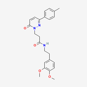 N-[2-(3,4-dimethoxyphenyl)ethyl]-3-[3-(4-methylphenyl)-6-oxopyridazin-1(6H)-yl]propanamide